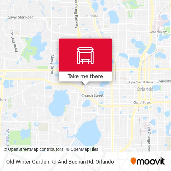 Mapa de Old Winter Garden Rd And Buchan Rd