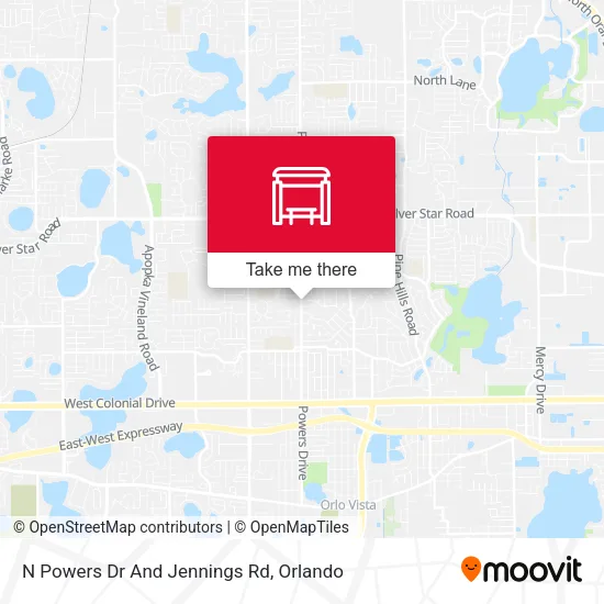 Mapa de N Powers Dr And Jennings Rd