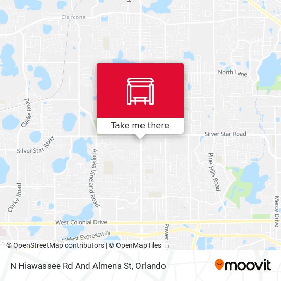 Mapa de N Hiawassee Rd And Almena St