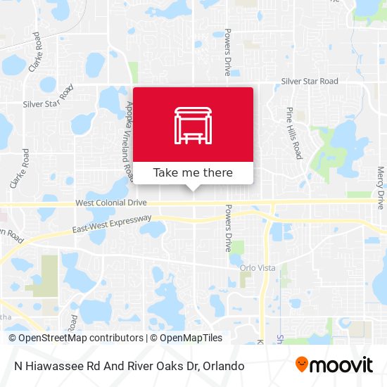 N Hiawassee Rd And River Oaks Dr map