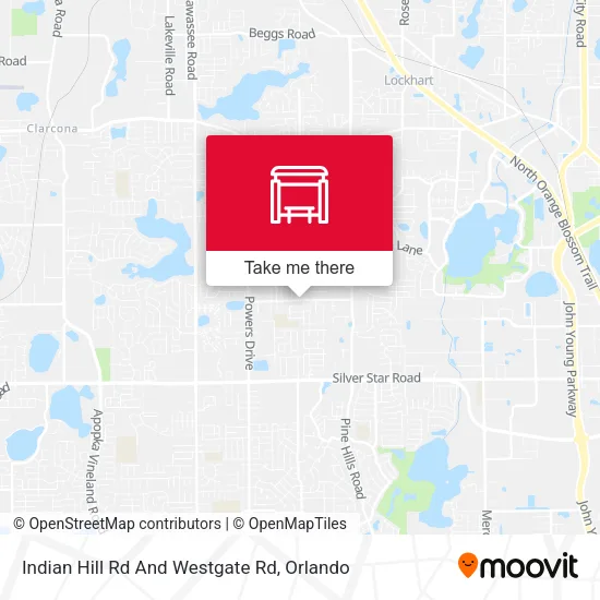 Mapa de Indian Hill Rd And Westgate Rd