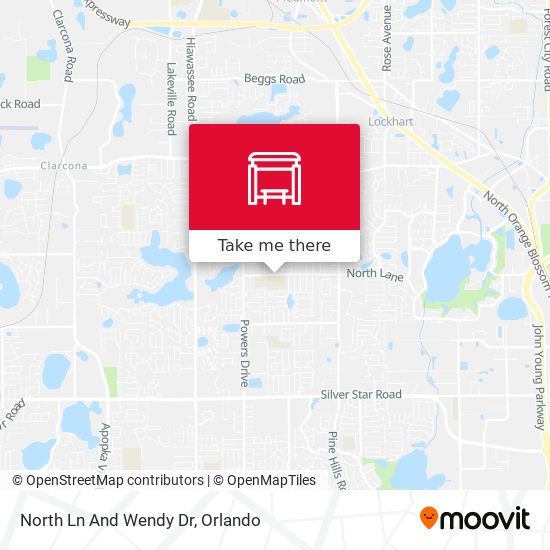 North Ln And Wendy Dr map