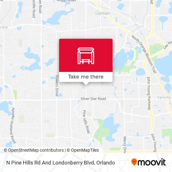 N Pine Hills Rd And Londonberry Blvd map