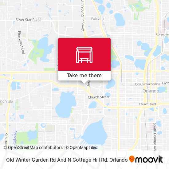 Old Winter Garden Rd And N Cottage Hill Rd map