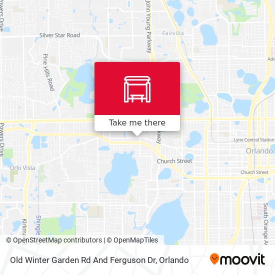 Mapa de Old Winter Garden Rd And Ferguson Dr