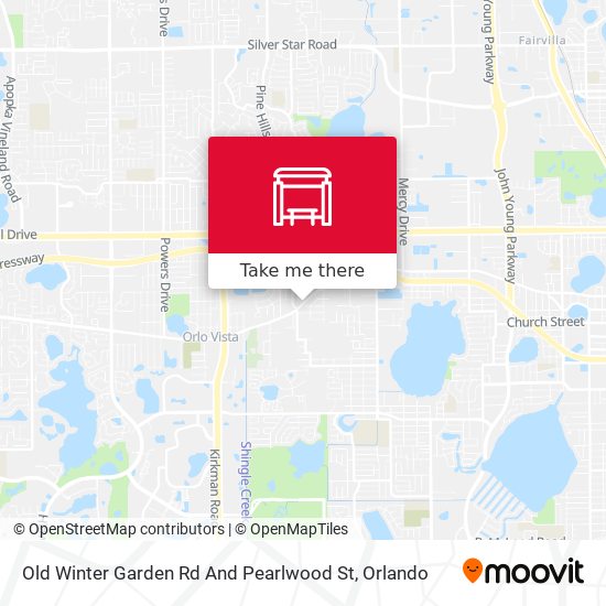 Old Winter Garden Rd And Pearlwood St map