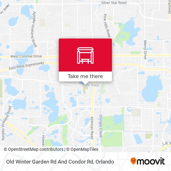 Old Winter Garden Rd And Condor Rd map