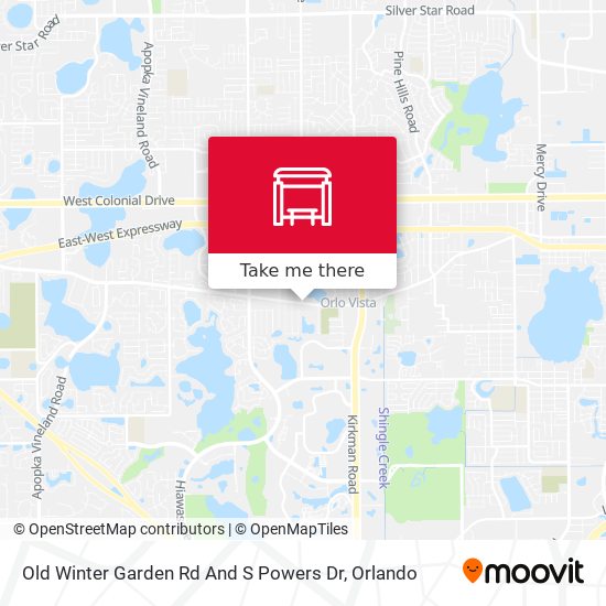 Mapa de Old Winter Garden Rd And S Powers Dr