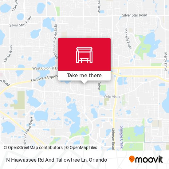 N Hiawassee Rd And Tallowtree Ln map