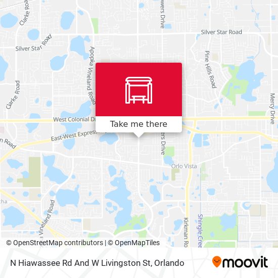Mapa de N Hiawassee Rd And W Livingston St