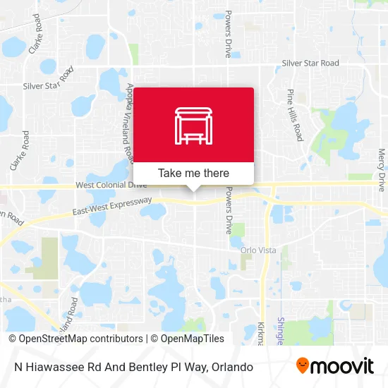 Mapa de N Hiawassee Rd And Bentley Pl Way