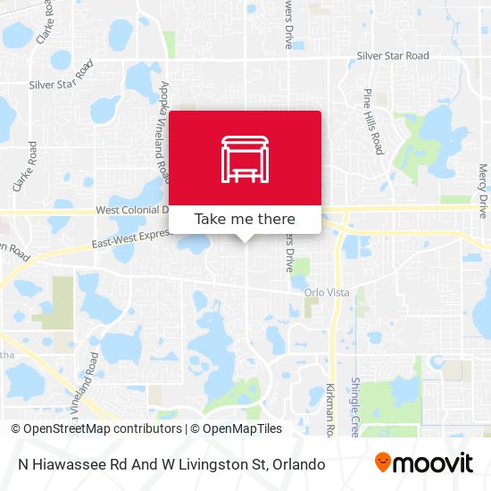 N Hiawassee Rd And W Livingston St map