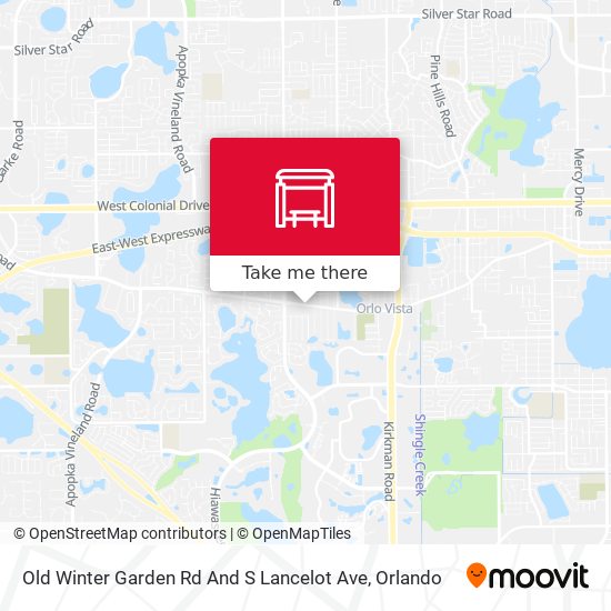 Old Winter Garden Rd And S Lancelot Ave map