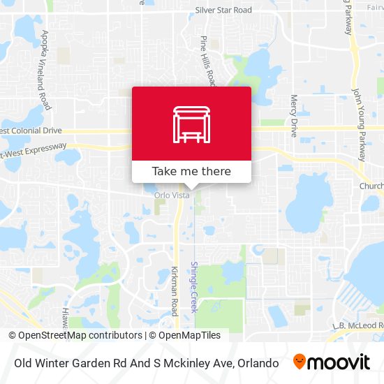 Old Winter Garden Rd And S Mckinley Ave map