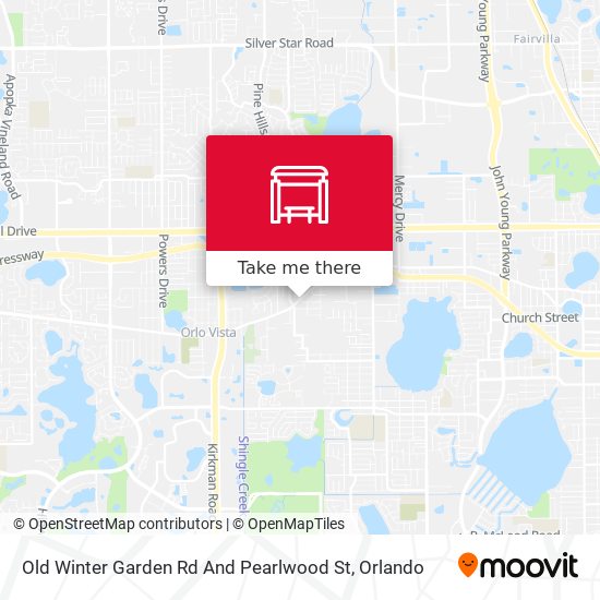 Old Winter Garden Rd And Pearlwood St map