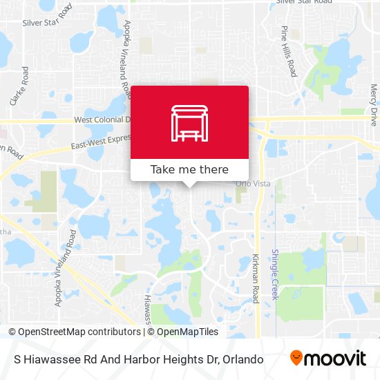 Mapa de S Hiawassee Rd And Harbor Heights Dr