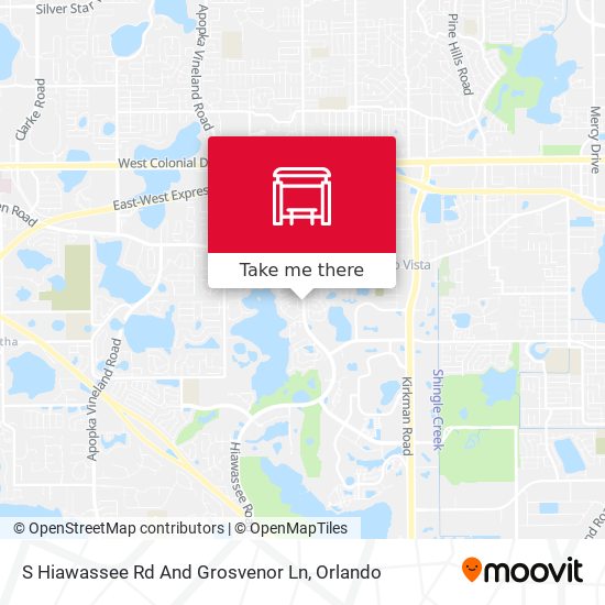 S Hiawassee Rd And Grosvenor Ln map