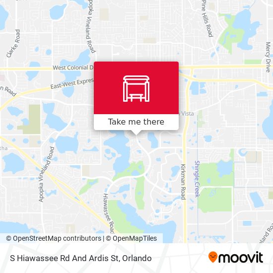 S Hiawassee Rd And Ardis St map