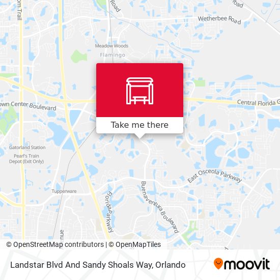 Mapa de Landstar Blvd And Sandy Shoals Way