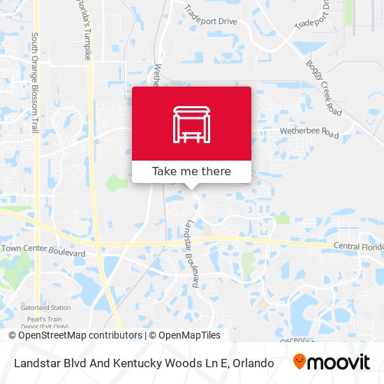 Landstar Blvd And Kentucky Woods Ln E map