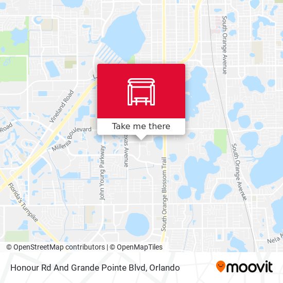 Honour Rd And Grande Pointe Blvd map