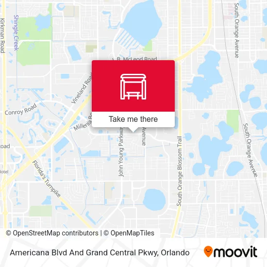 Mapa de Americana Blvd And Grand Central Pkwy