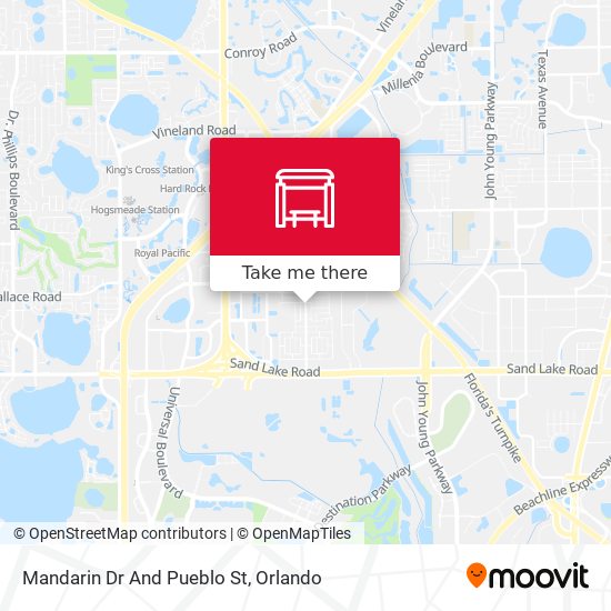 Mandarin Dr And Pueblo St map