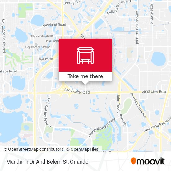 Mandarin Dr And Belem St map