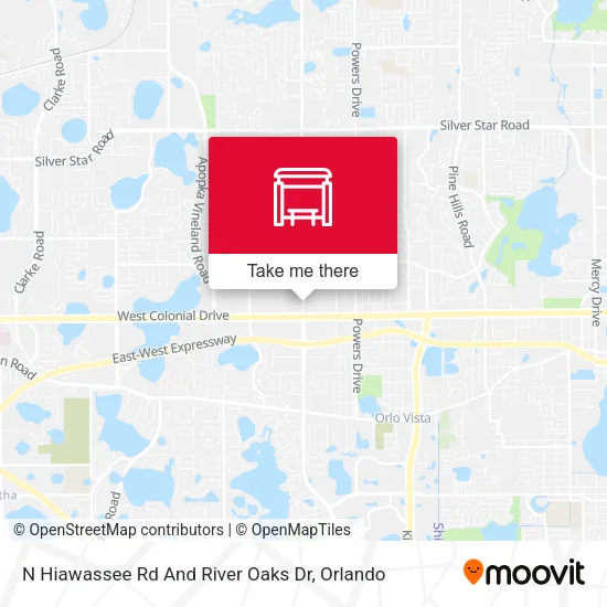 N Hiawassee Rd And River Oaks Dr map