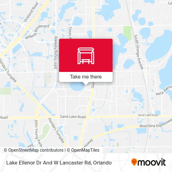 Mapa de Lake Ellenor Dr And W Lancaster Rd