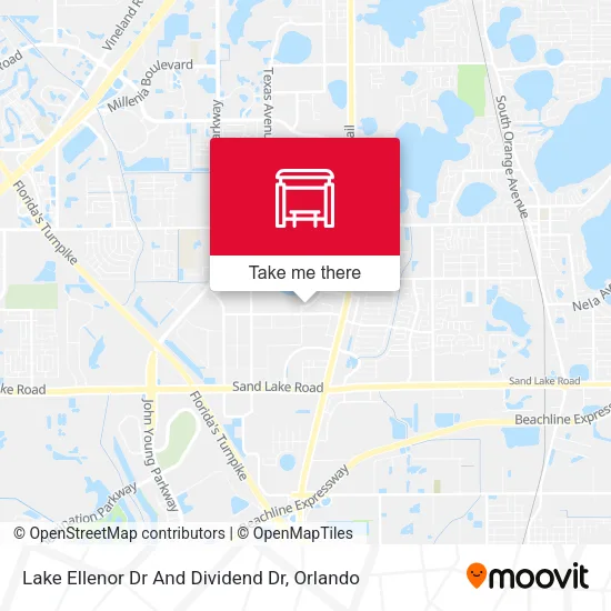 Lake Ellenor Dr And Dividend Dr map