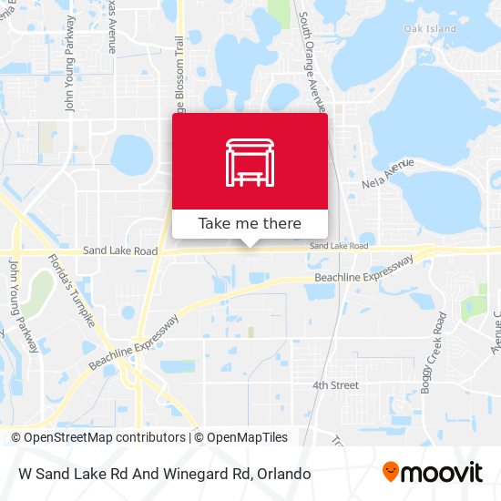 Mapa de W Sand Lake Rd And Winegard Rd