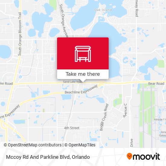 Mccoy Rd And Parkline Blvd map