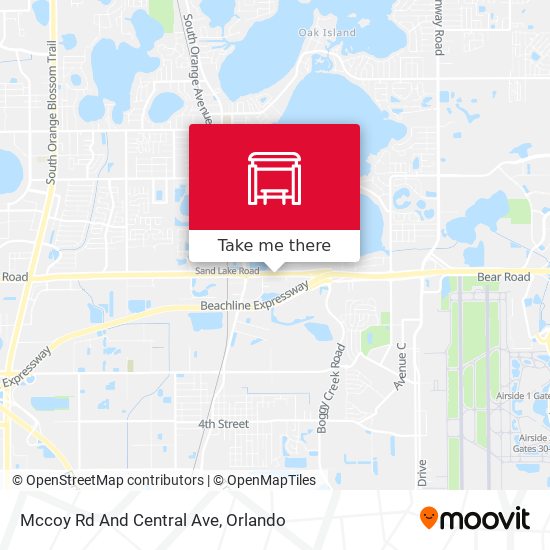 Mapa de Mccoy Rd And Central Ave