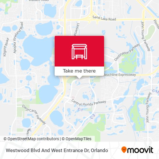 Westwood Blvd And West Entrance Dr map