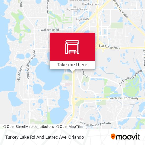 Turkey Lake Rd And Latrec Ave map