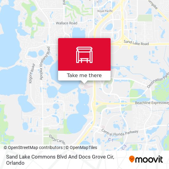 Mapa de Sand Lake Commons  Blvd And Docs Grove  Cir