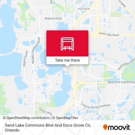 Mapa de Sand Lake Commons Blvd And Docs Grove Cir