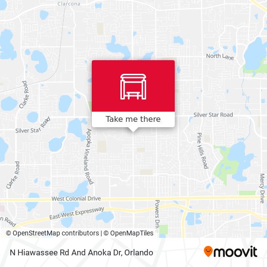 N Hiawassee Rd And Anoka Dr map