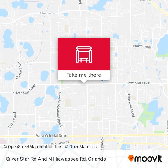 Silver Star Rd And N Hiawassee Rd map