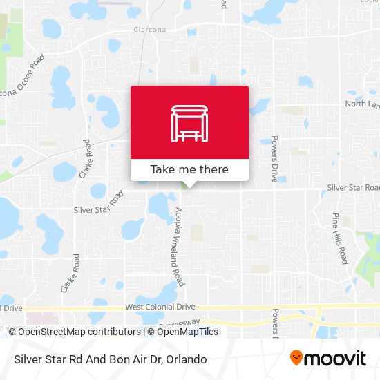 Mapa de Silver Star Rd And Bon Air Dr
