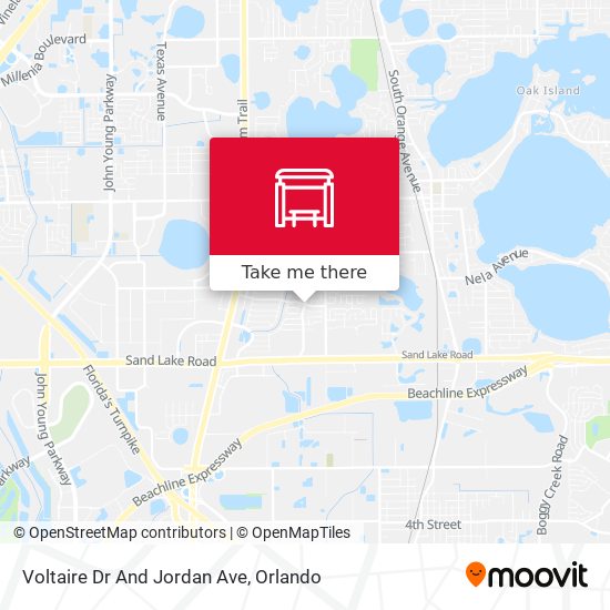 Voltaire Dr And Jordan Ave map