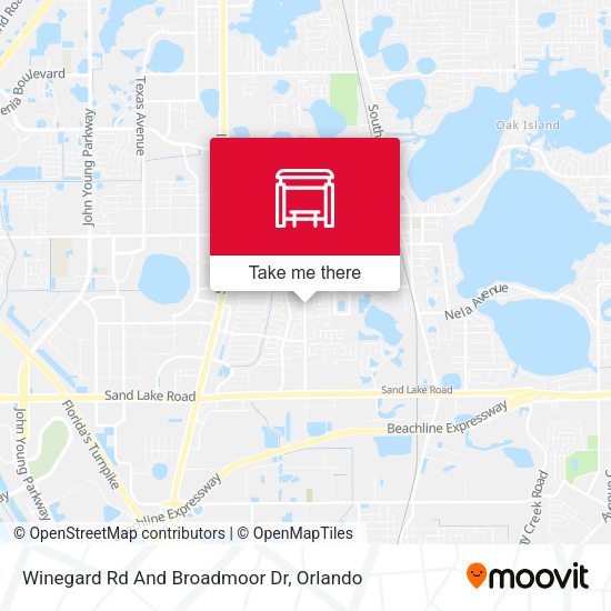 Winegard Rd And Broadmoor Dr map