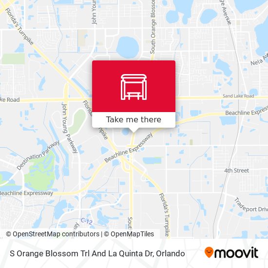 S Orange Blossom Trl And La Quinta Dr map