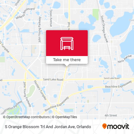 Mapa de S Orange Blossom Trl And Jordan Ave