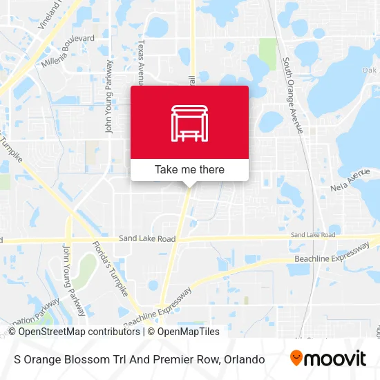 Mapa de S Orange Blossom Trl And Premier Row