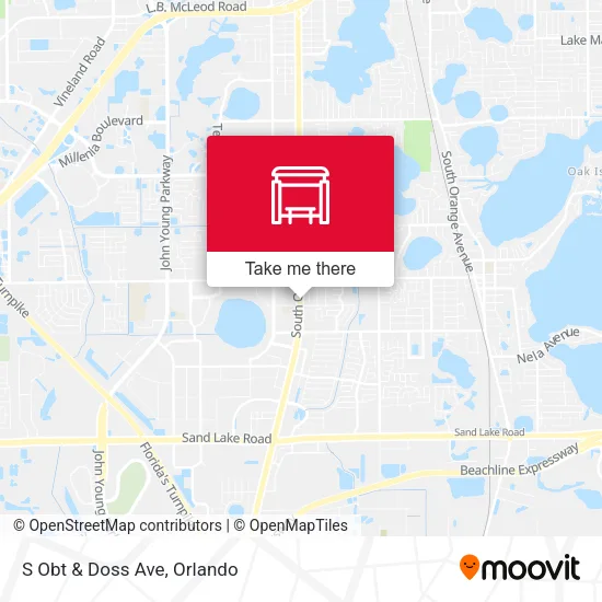 S Obt & Doss Ave map