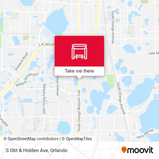 S Obt & Holden Ave map