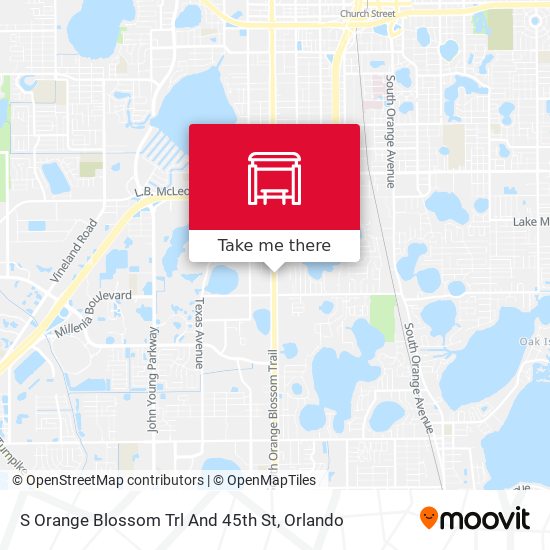 S Orange Blossom Trl And 45th St map