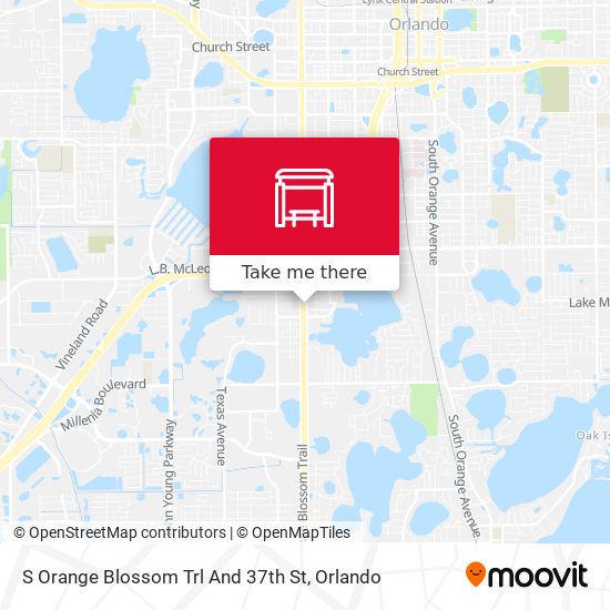 Mapa de S Orange Blossom Trl And 37th St